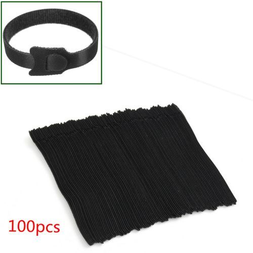 1000pcs Black B Nylon Cable Ties Belt 12 X 200mm 0.5'' X 8''