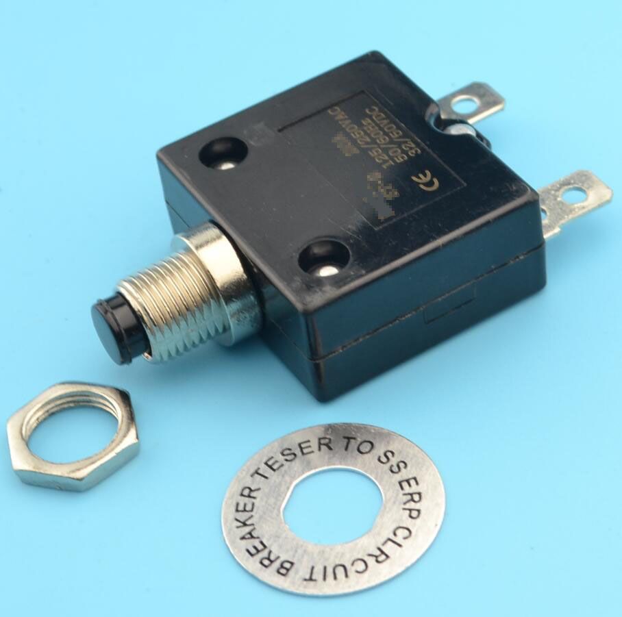 3pcs 50A AC125 250V Air Compressor Circuit Breaker Overload