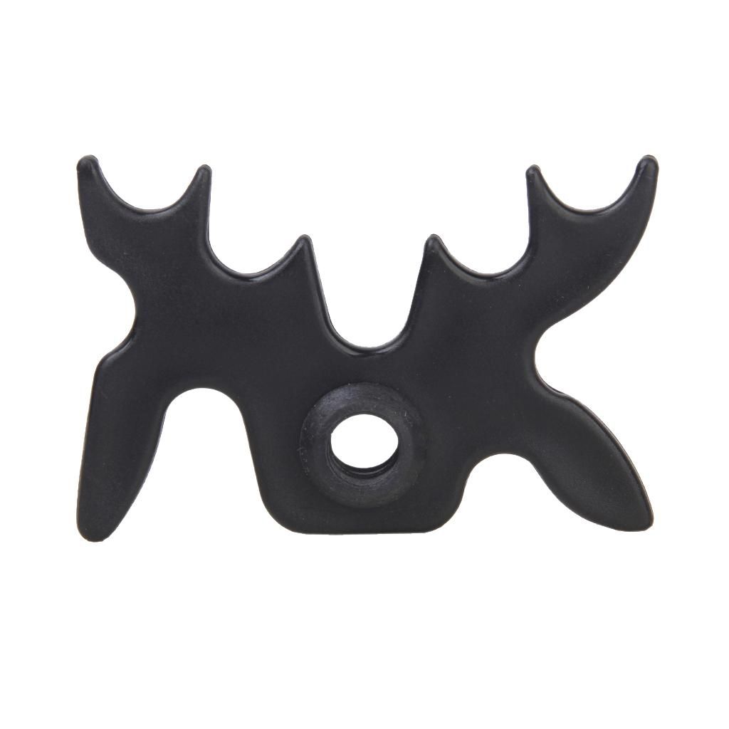 Set Of 10 Pieces 3 Finger Black Billiard For Left Hand + 2