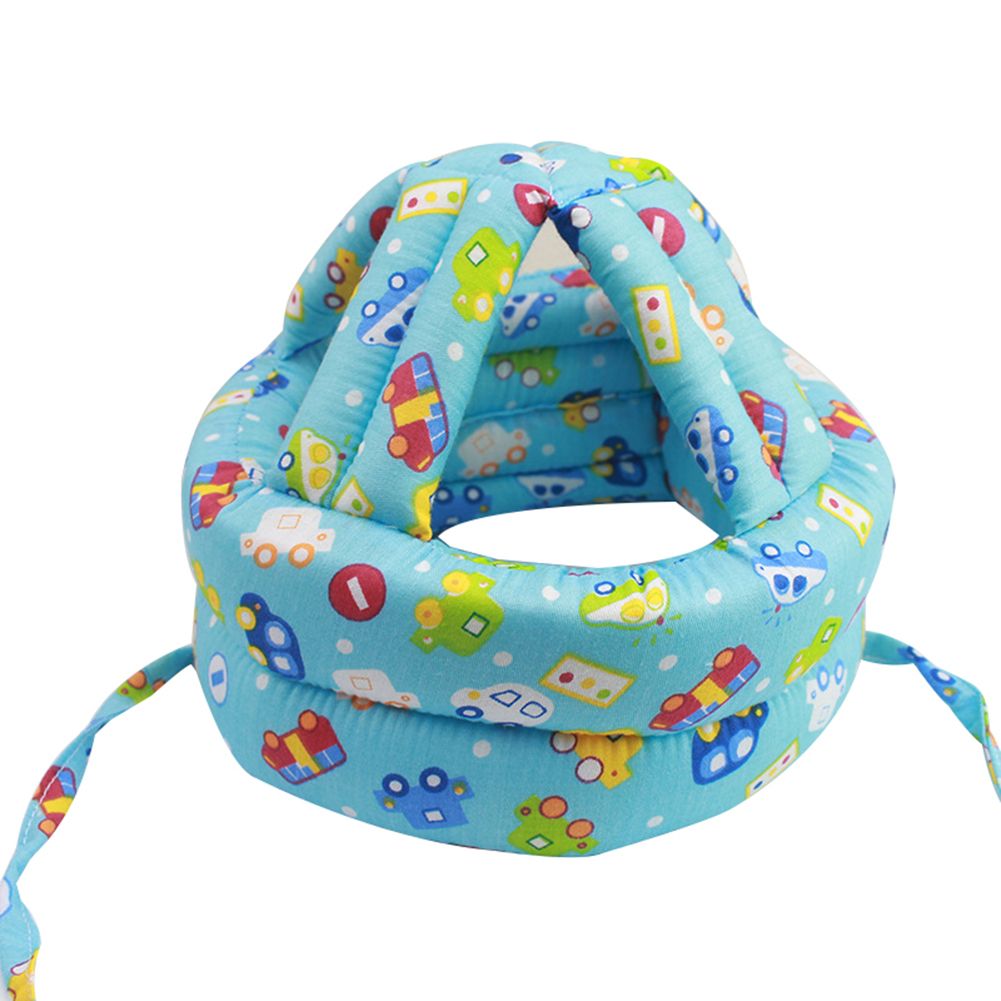 Newborn Baby Toddler Head Protective Helmet Hat-Blue Car