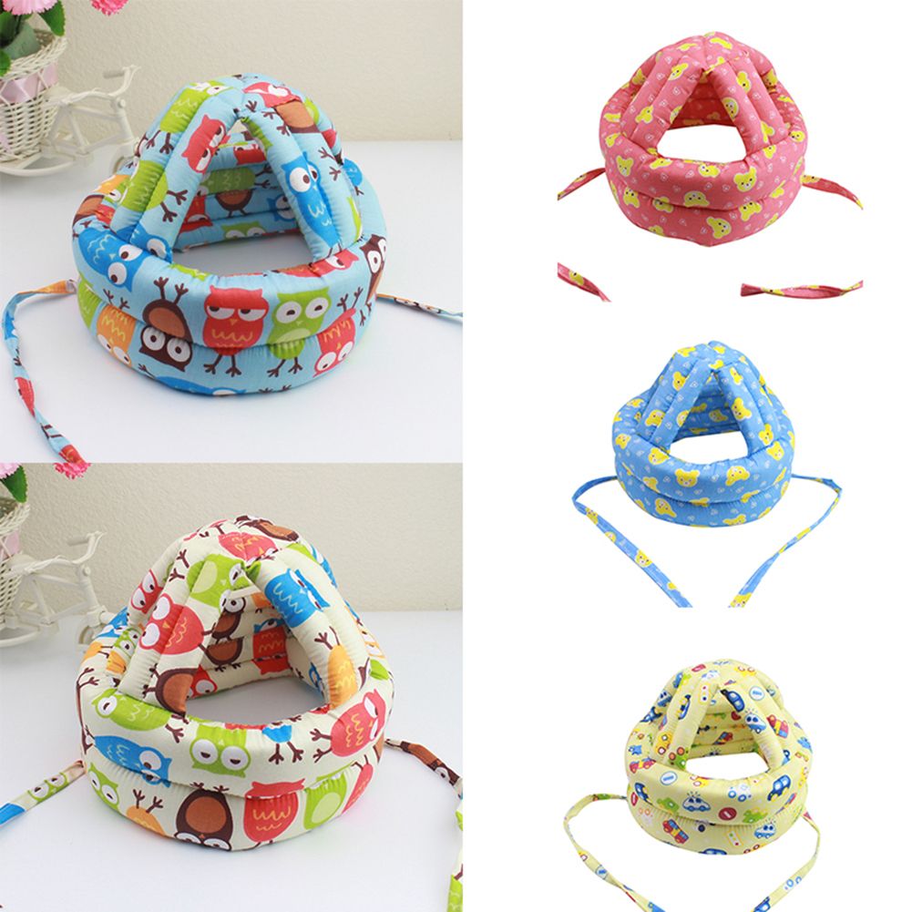 Newborn Baby Toddler Head Protective Helmet Hat-Blue Car