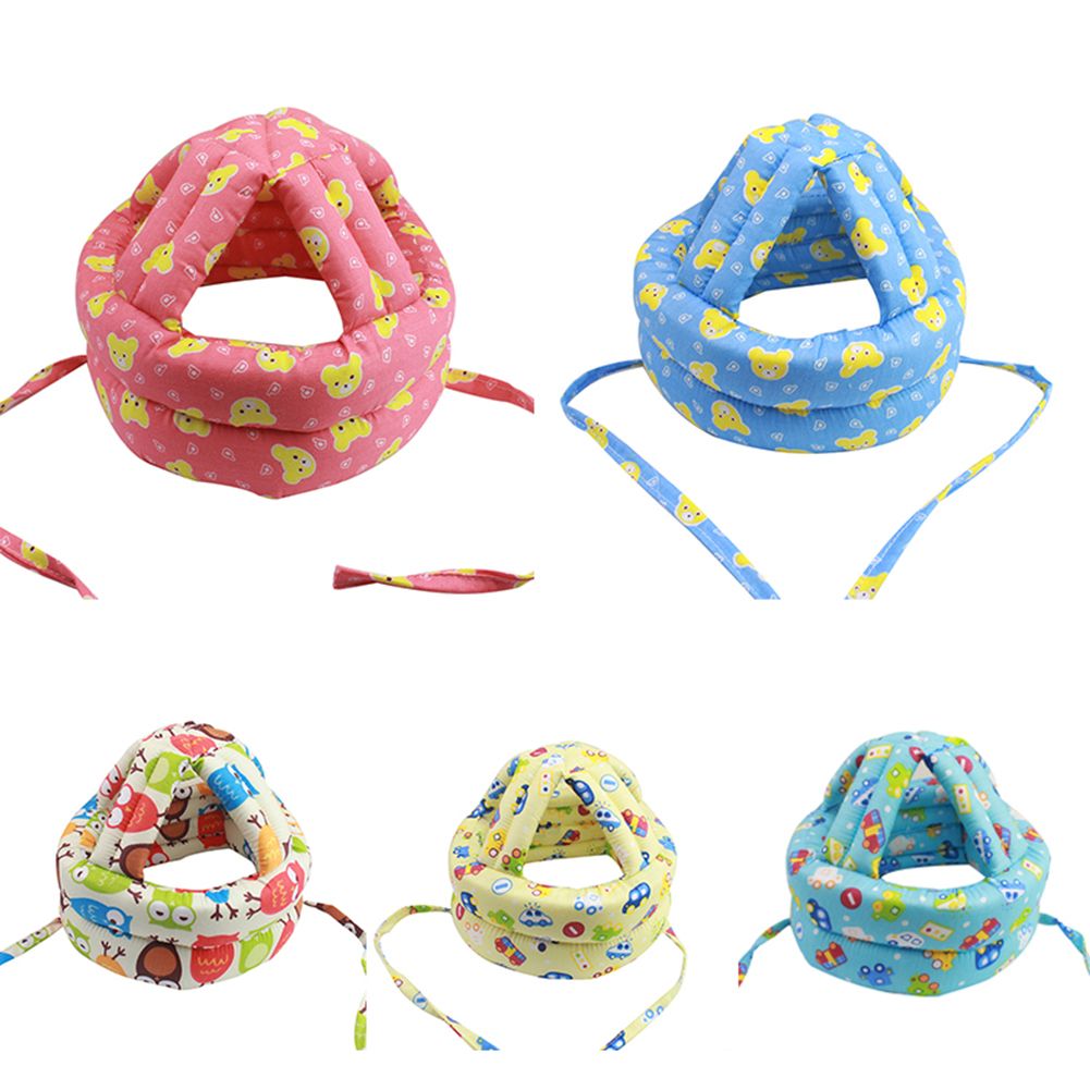 Newborn Baby Toddler Head Protective Helmet Hat-Blue Car