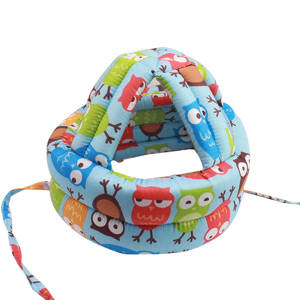 Newborn Baby Toddler Head Protective Helmet Hat-Blue Car