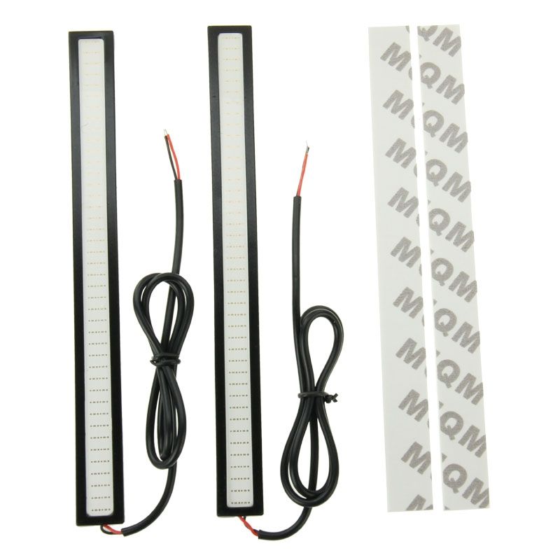 2 PCS LED Bar Car Waterproof Daytime Running Lights