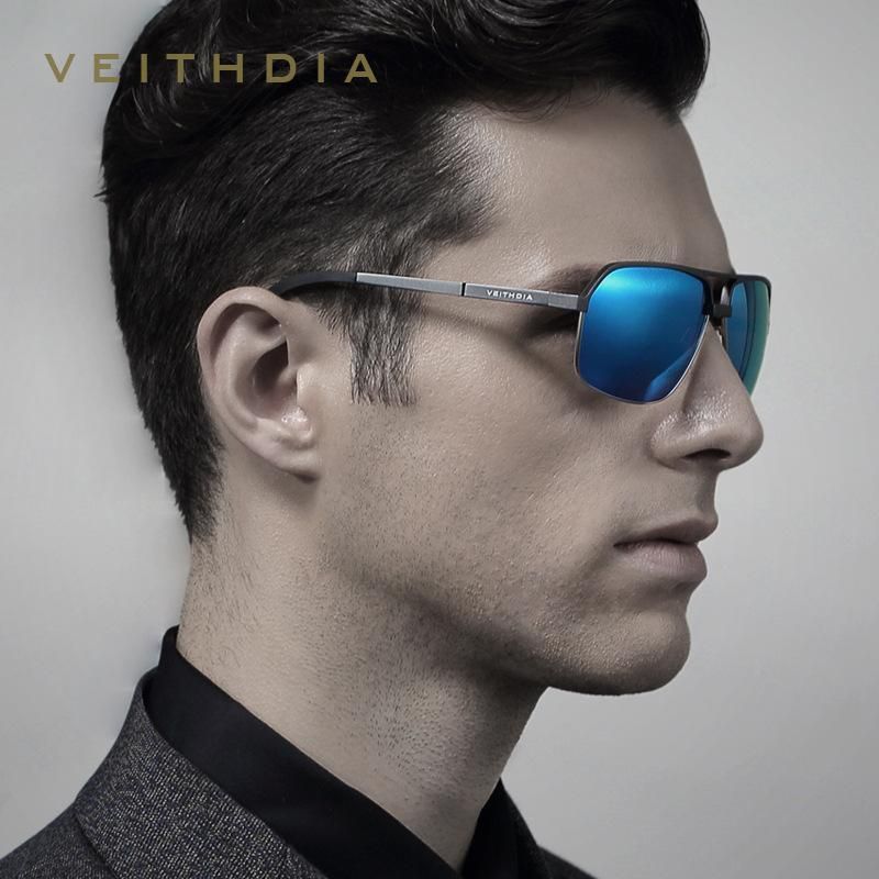 Men's Polarized Sunglasses Aluminum Magnesium Frame Reflector 6521    CUIII