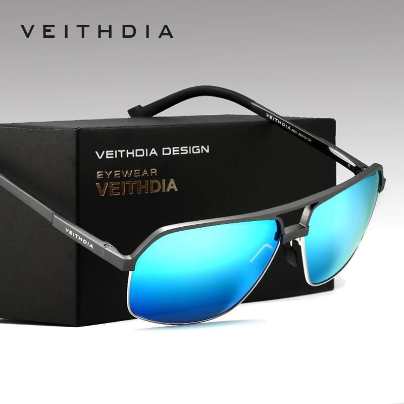Men's Polarized Sunglasses Aluminum Magnesium Frame Reflector 6521    CUIII