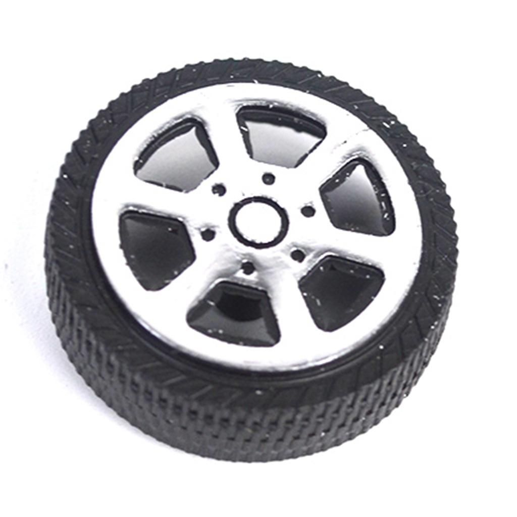 10pcs 30mm Simulation Toy  DIY RC Spare  Rubber Wheel
