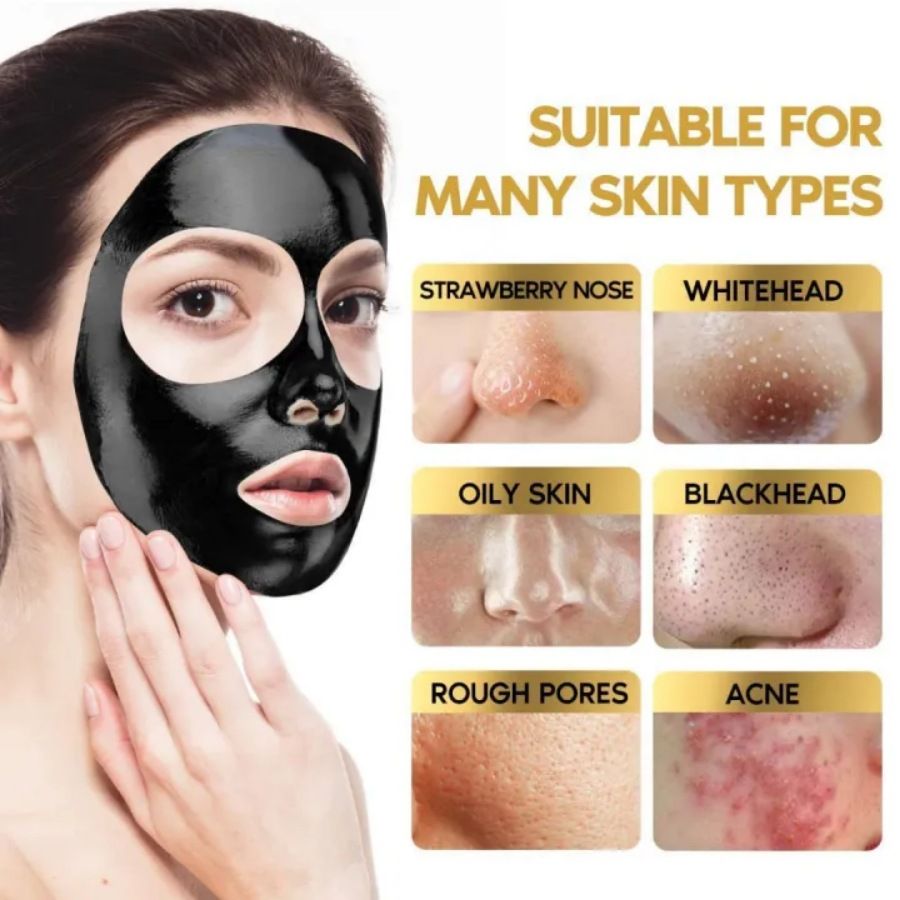 Blackhead Remover Charcoal   Peel Off Mask (Removes Blackheads, Whitehead, Instantly Shrink Pores )