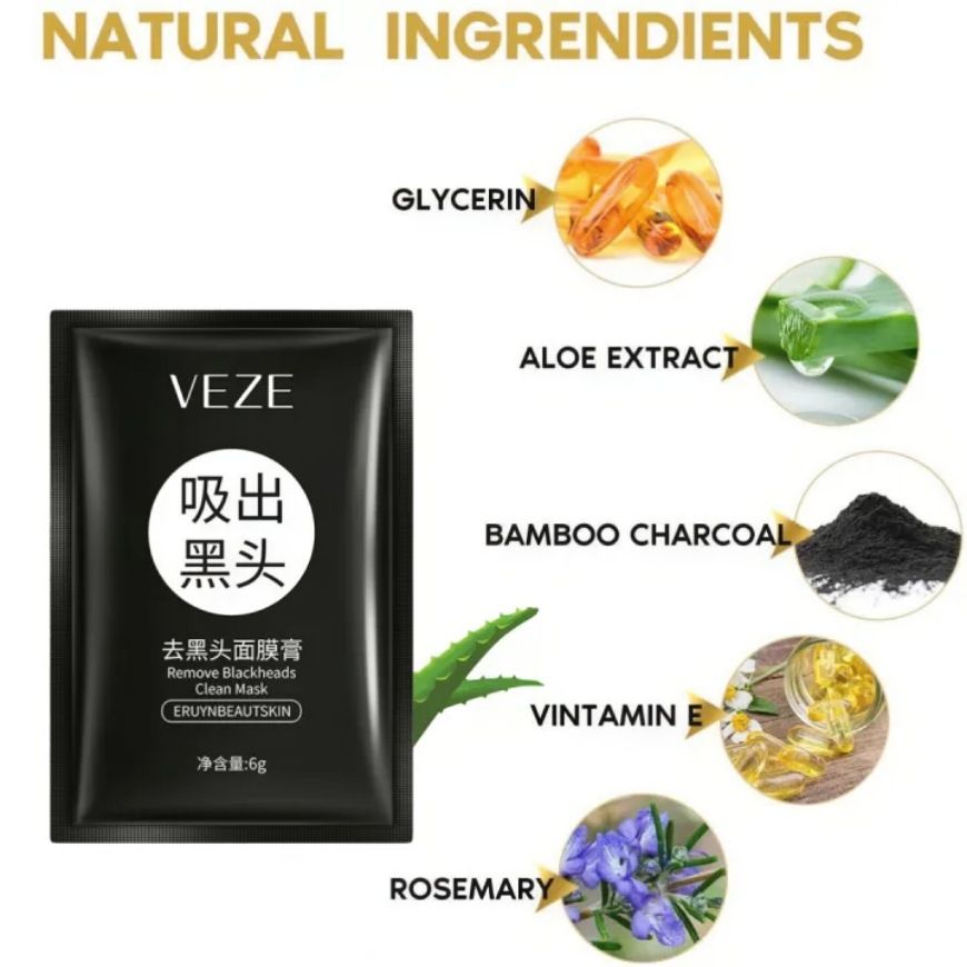 Blackhead Remover Charcoal   Peel Off Mask (Removes Blackheads, Whitehead, Instantly Shrink Pores )