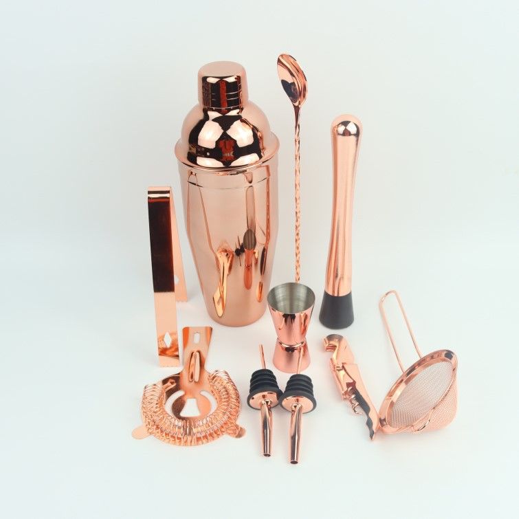 10 In1 Shaker Cocktail Set Bar Tools Barman Bartender Drinks