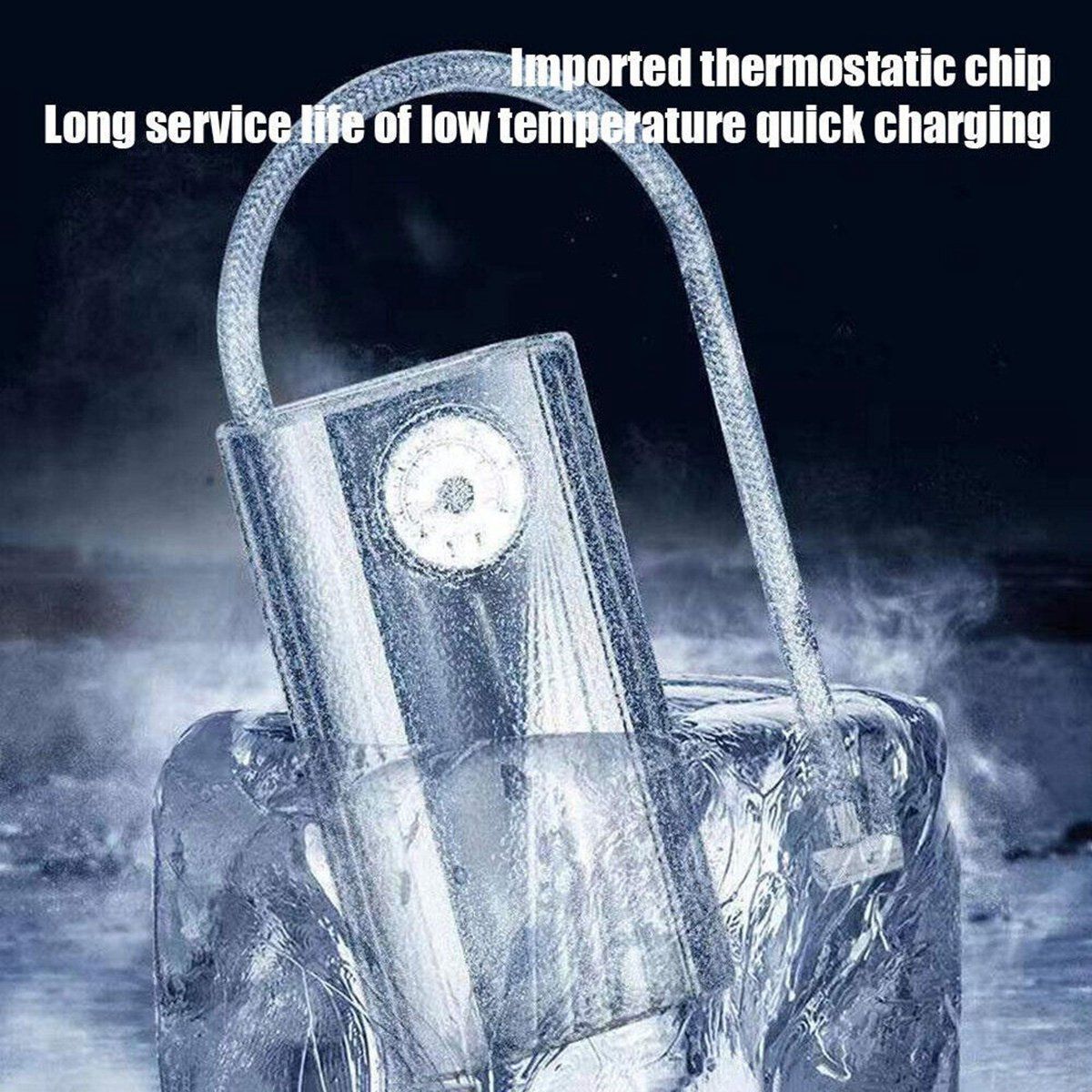 Tyre Inflator Pump Car Air Compressor Car Rechargeable Inflator Pump
