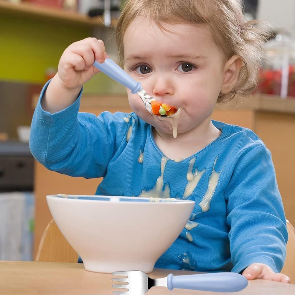 12PCS Toddler Spoons,Stainless Steel Baby