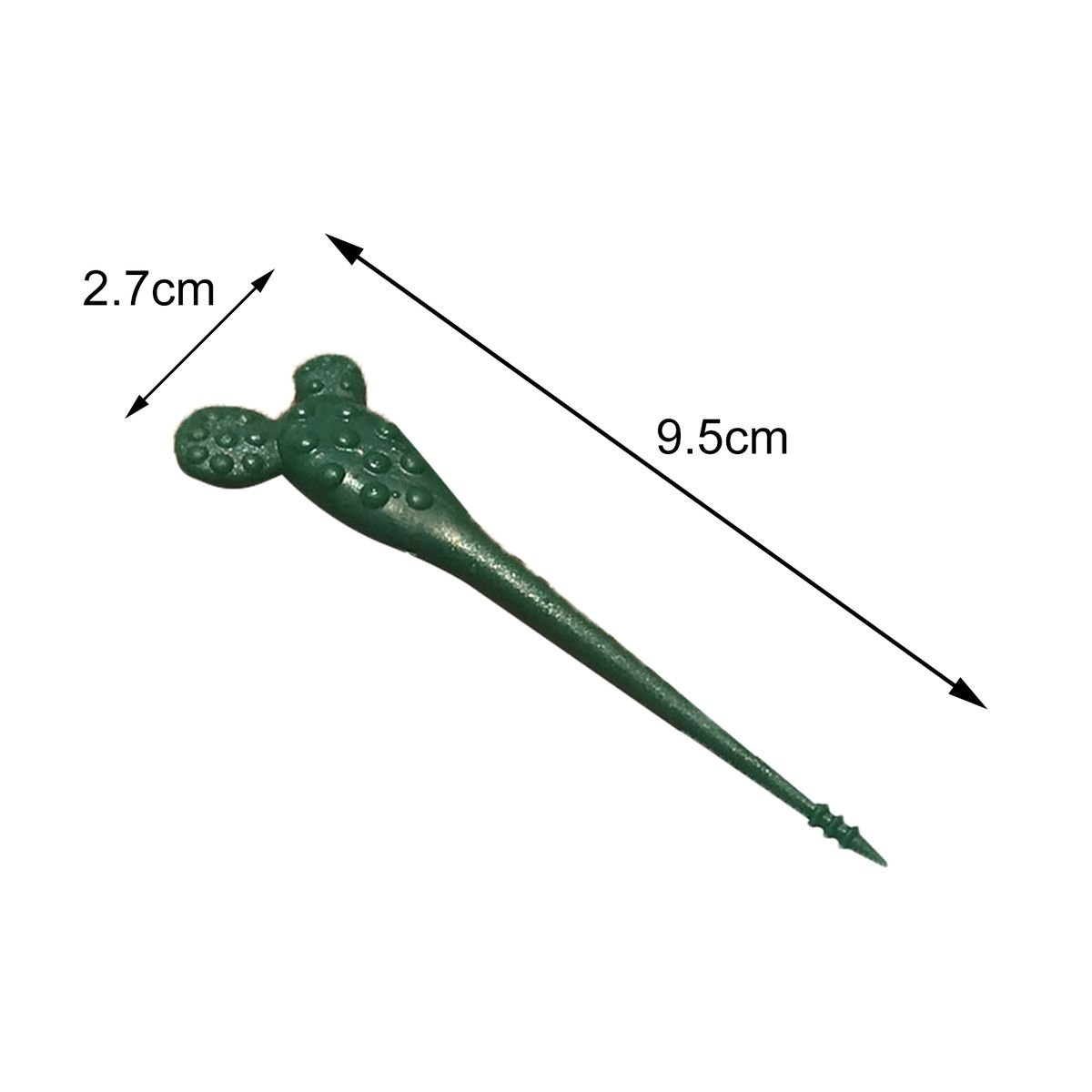 6Pcs/Box Fruit Toothpicks Portable Green Cactus Shape ABS-