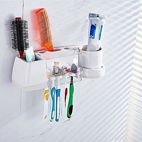 Toothbrush & Paste Holder Rack