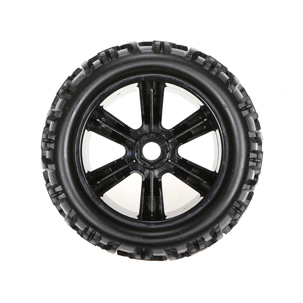 2pcs 3.6 Inch 150mm Monster Truck Wheel Rim And Tire For 1/8