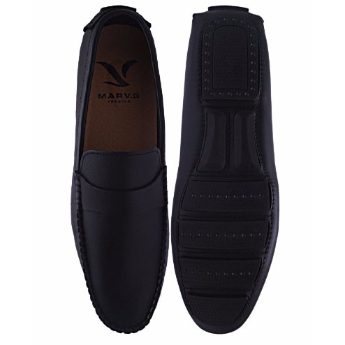 Leather Loafers - Black