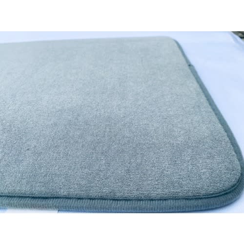 Bathroom & Bedroom Memory Foam Foot Mat - Grey