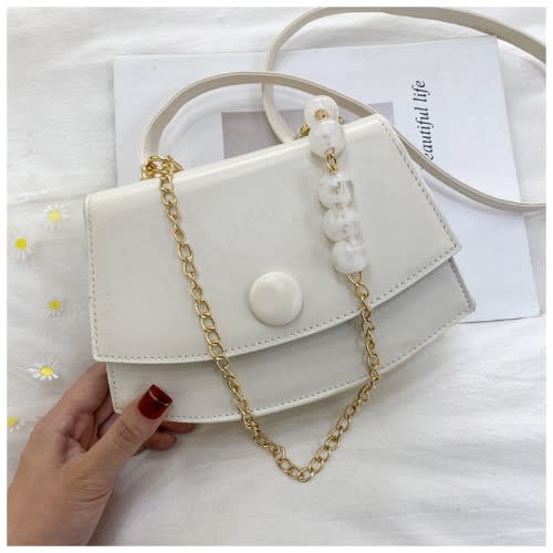 Ladies Hand Bag- White