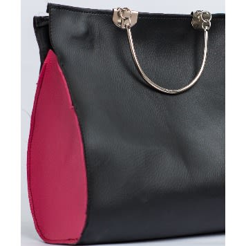 Ladies Leather Bag - Multicolor