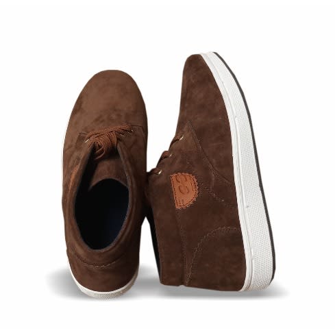Suede  Boot - Brown