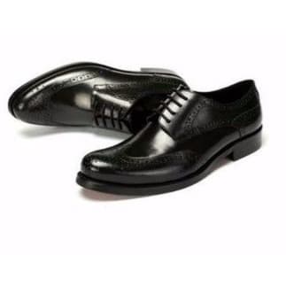 Men's Brogues Shoe - Black