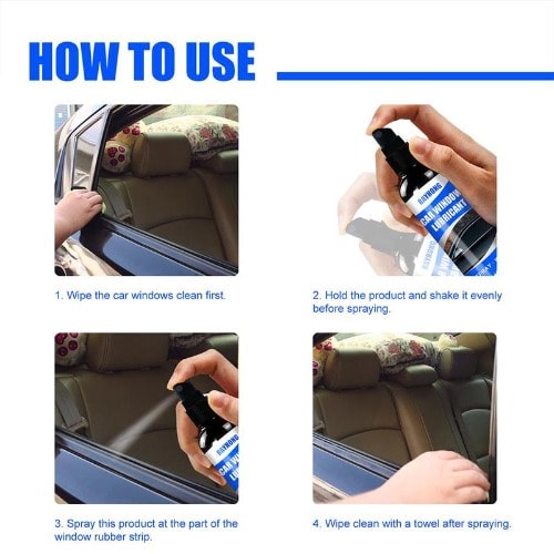 Car Window Lubricant Spray - 60ml