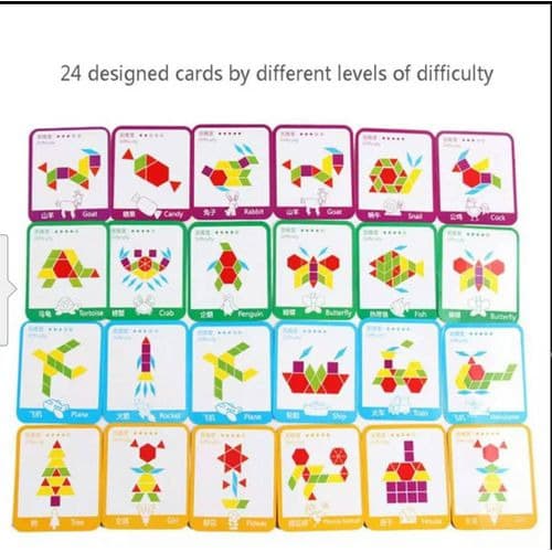 Learning Resources Patterned Blocks
