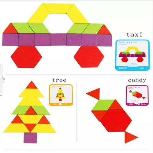 Learning Resources Patterned Blocks