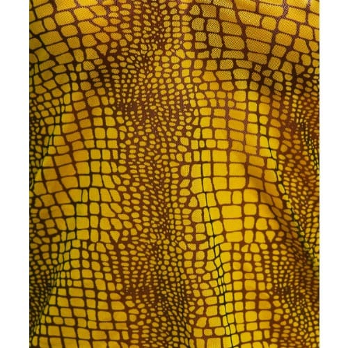 Simple Mesh Ladies Top - Lemon Green