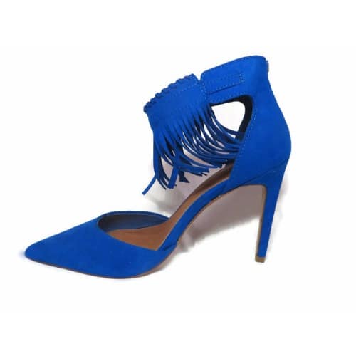 Fringe Shoe - Cobalt Blue
