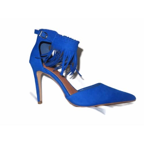 Fringe Shoe - Cobalt Blue