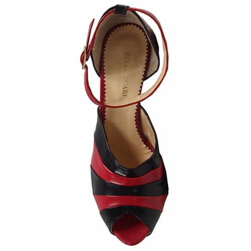 Black and Red Sandals
