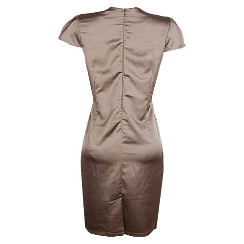 Classy Design Gown For Ladies' -Brown