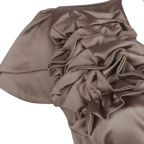 Classy Design Gown For Ladies' -Brown