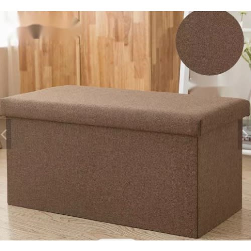 Ottoman Rectangle Storage Organizer -60cm - Brown