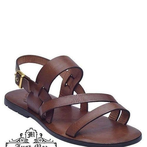 Leather Sandal - Brown