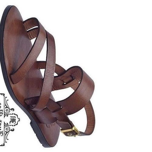 Leather Sandal - Brown