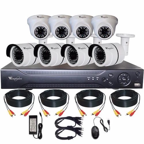 8 Cctv Camera Kit + 1 Tb Hdd + 300 M Rg59 Cctv Cable + Installation Within Lagos / Remote Access