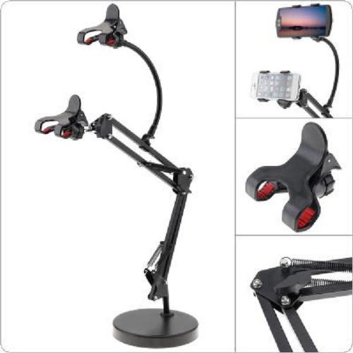 Extendable Double Phone Holder With Suspension Boom.