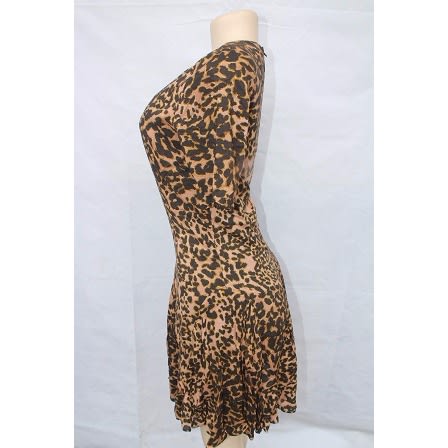 Leopard Skater Dress