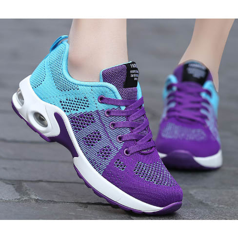Unisex Sports Sneakers - Blue Purple