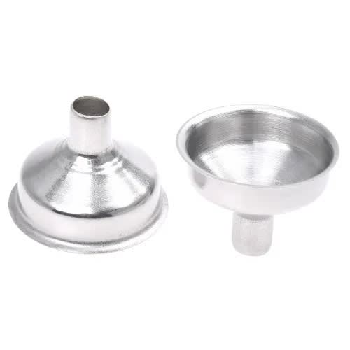 Stainless Steel Hip Flask Funnel - Silver