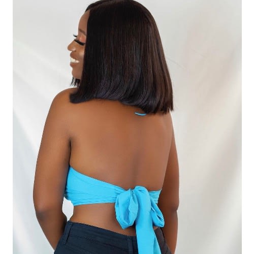 Armless Backless Female Tops