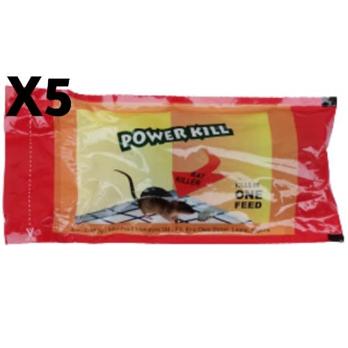 Powerkill  Action Rat Killer -5 Pieces