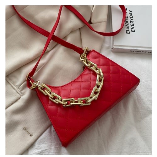 Ladies Hand Bag - red