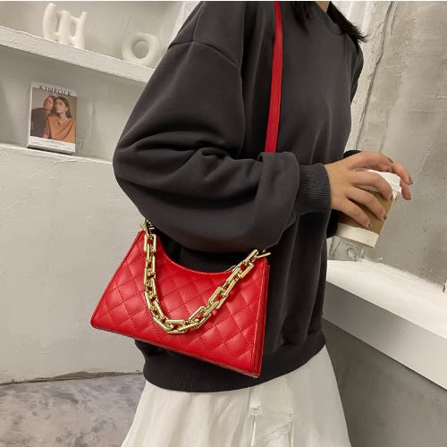 Ladies Hand Bag - red