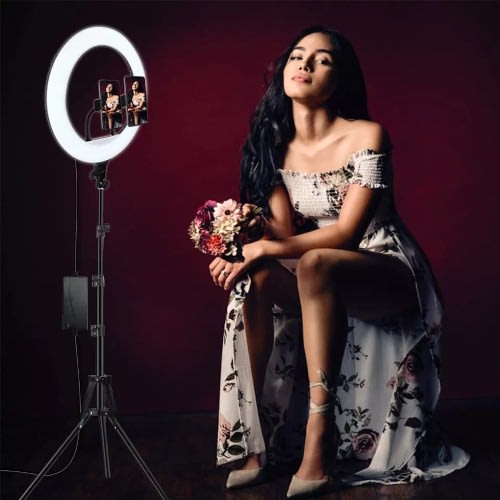 18 Inch Ring Light With 1.9m Tripod Stand