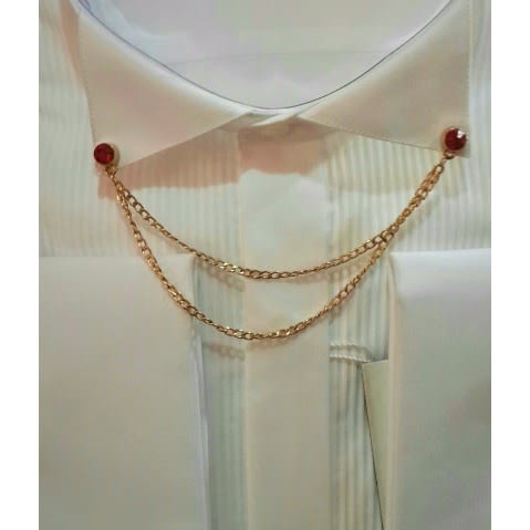 Red Rhinestone Collar Chain