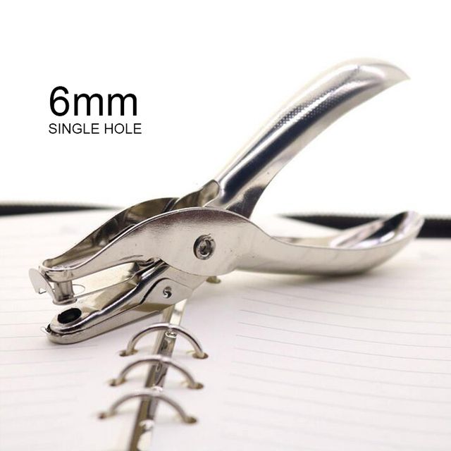 School Office Metal Single Hole Puncher Hand Paper