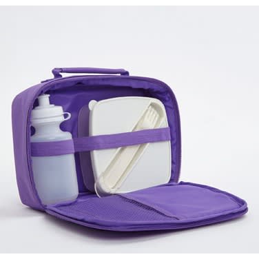 Cool Backpack & Free Lunch Box Set- Purple